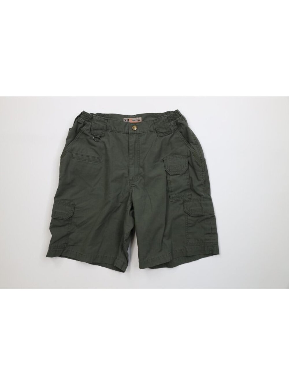 5.11 Tactical Series Mens 30 Faded 9.5" Taclite Pro Ripstop Cargo Shorts Green